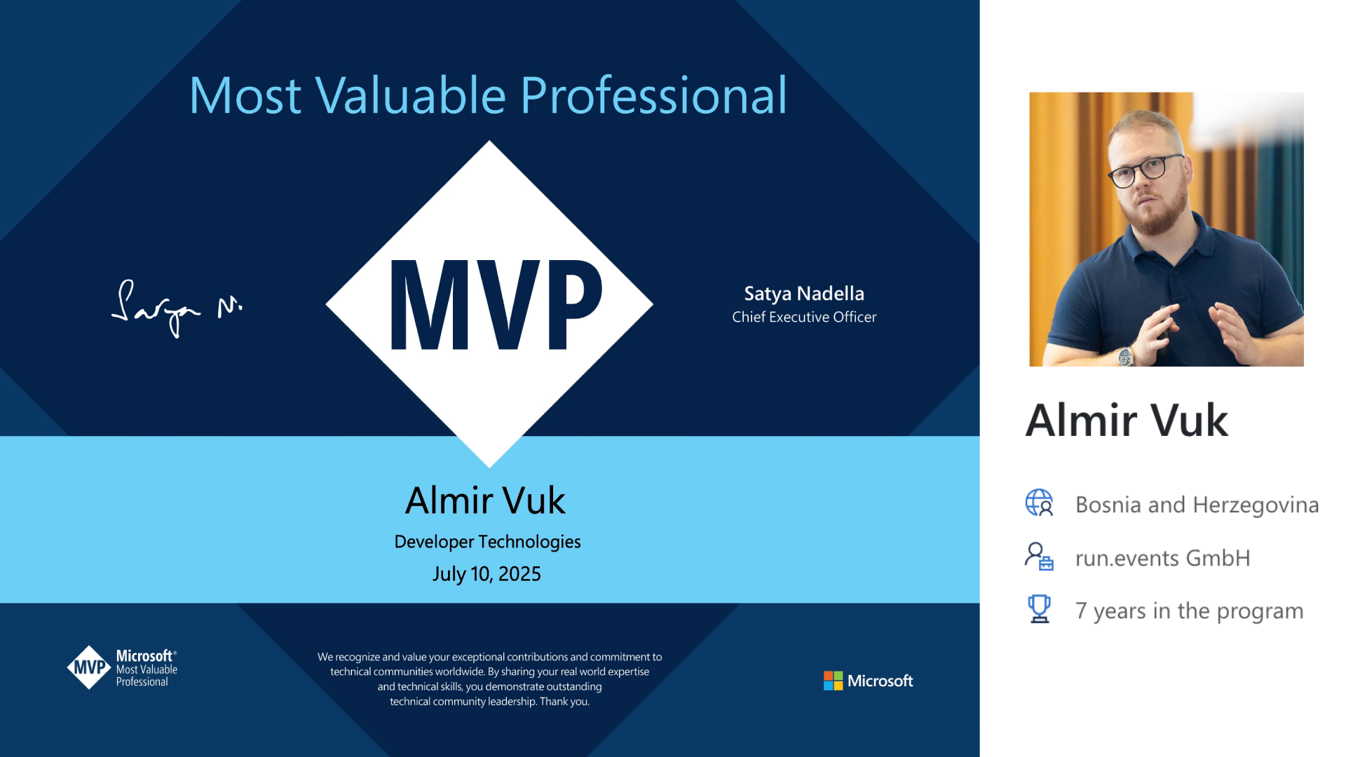 I Am a Microsoft MVP… Again! (2025–2026)